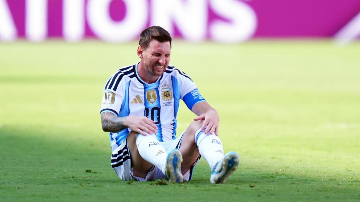 Messi durante la final