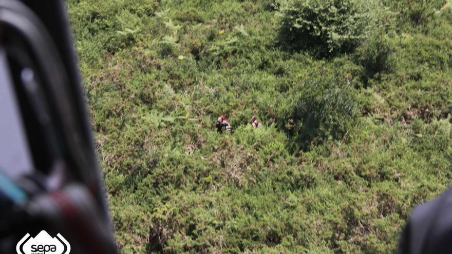 Rescate de montaña en Ribera en Arriba