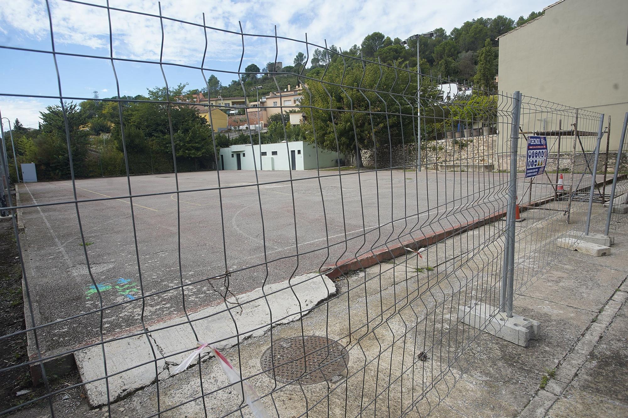 La pista del crec de Sant Daniel, tancada pel reasfaltatge