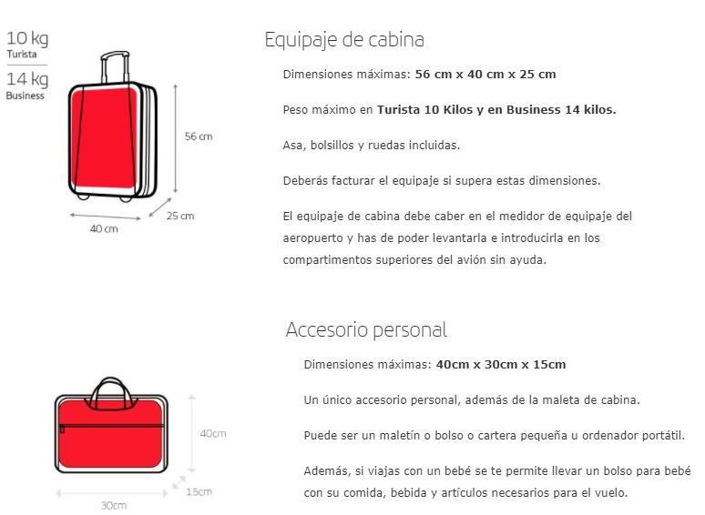 Medidas equipaje | de maletas permitidas por Ryanair, Iberia, Air Europa, Easyjet o Vueling