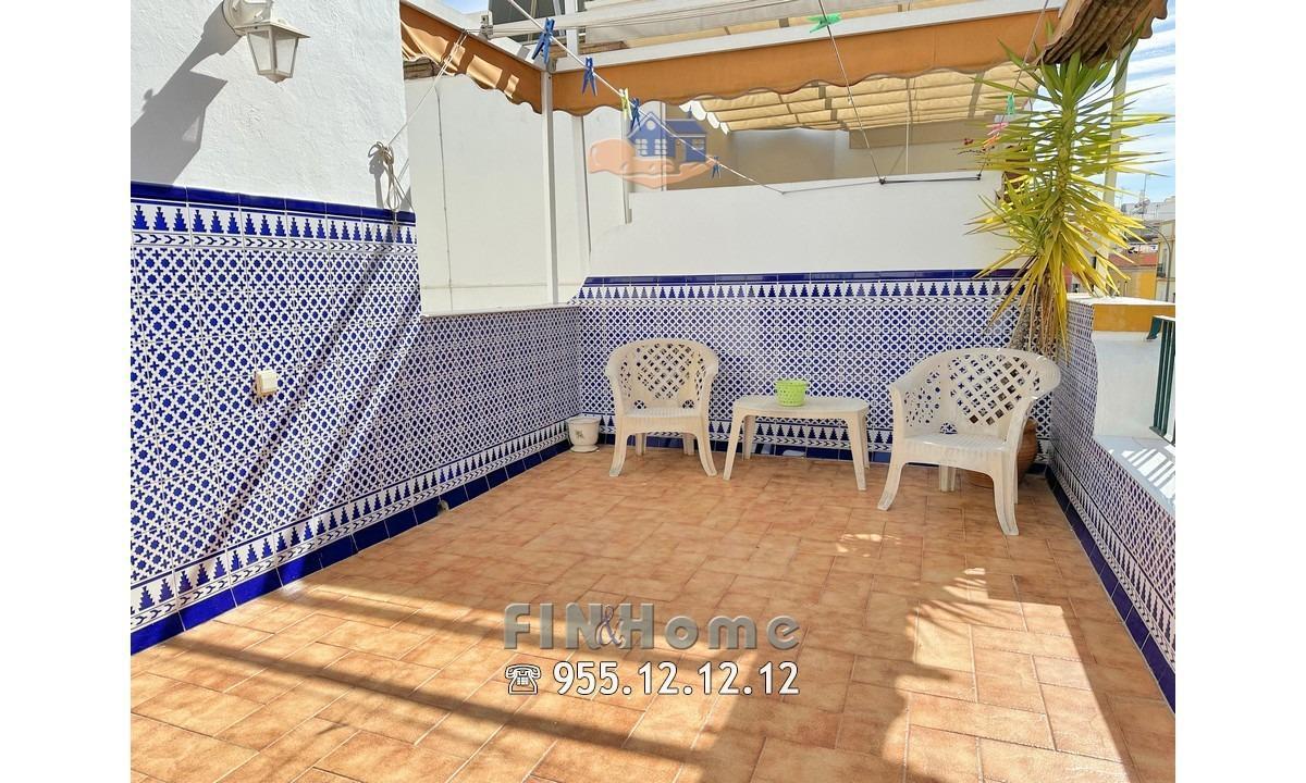 Terraza casa en venta en Triana