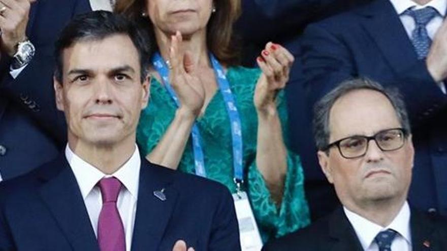 Torra planteará a Sánchez un referéndum pactado.