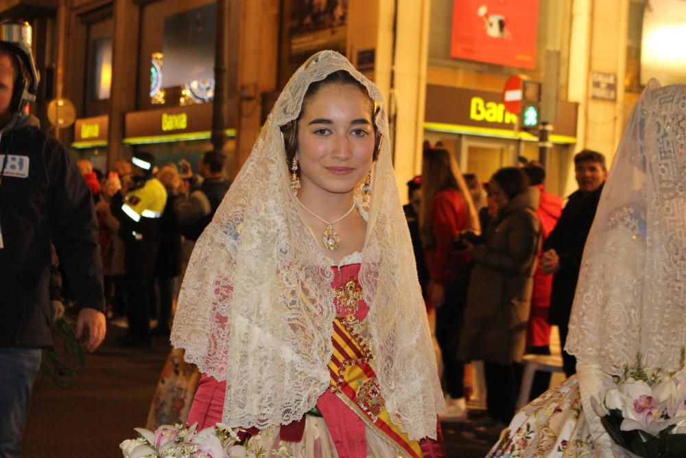 Ofrenda 2018: Así desfiló la fallera mayor infantil Daniela Gómez