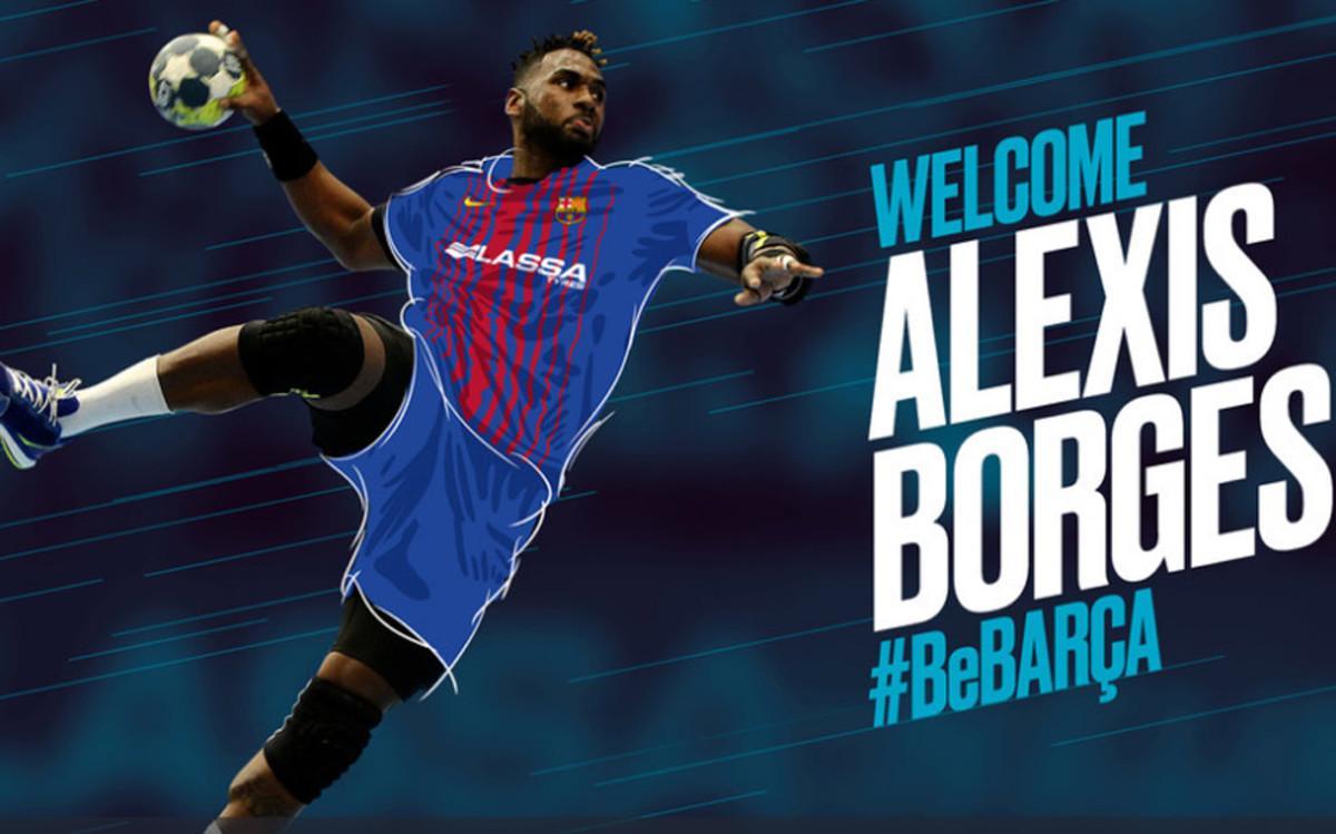 Alexis Hernández, tercera incorporación del FC Barcelona Lassa de balonmano