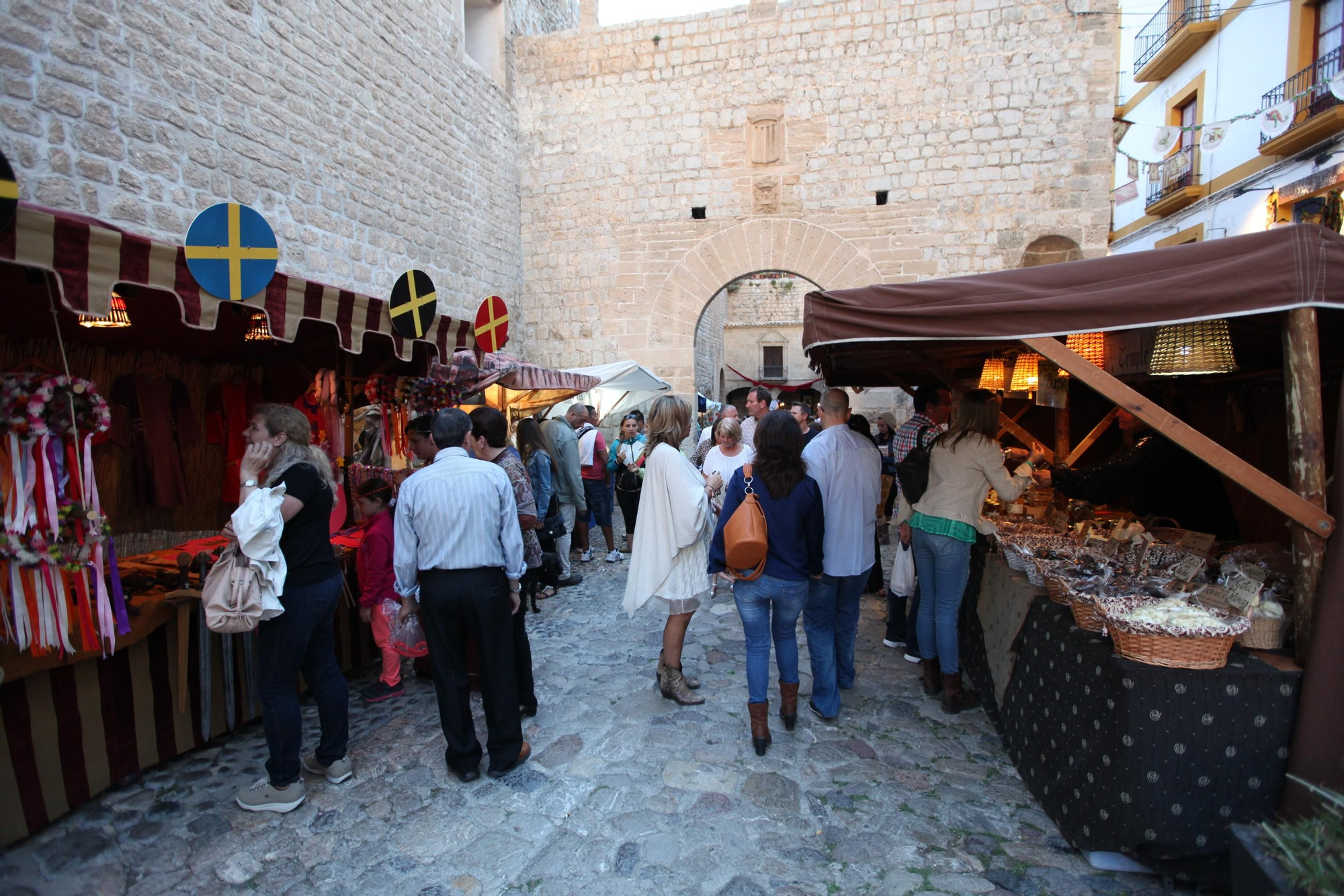 Edición de 2014 de la Feria Medieval de Ibiza.