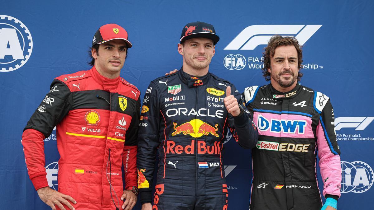 Fernando Alonso saldrá segundo en Montreal, sólo por detrás de Verstappen.