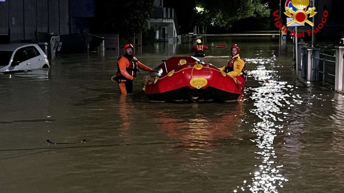 Inundaciones en el centro de Italia.