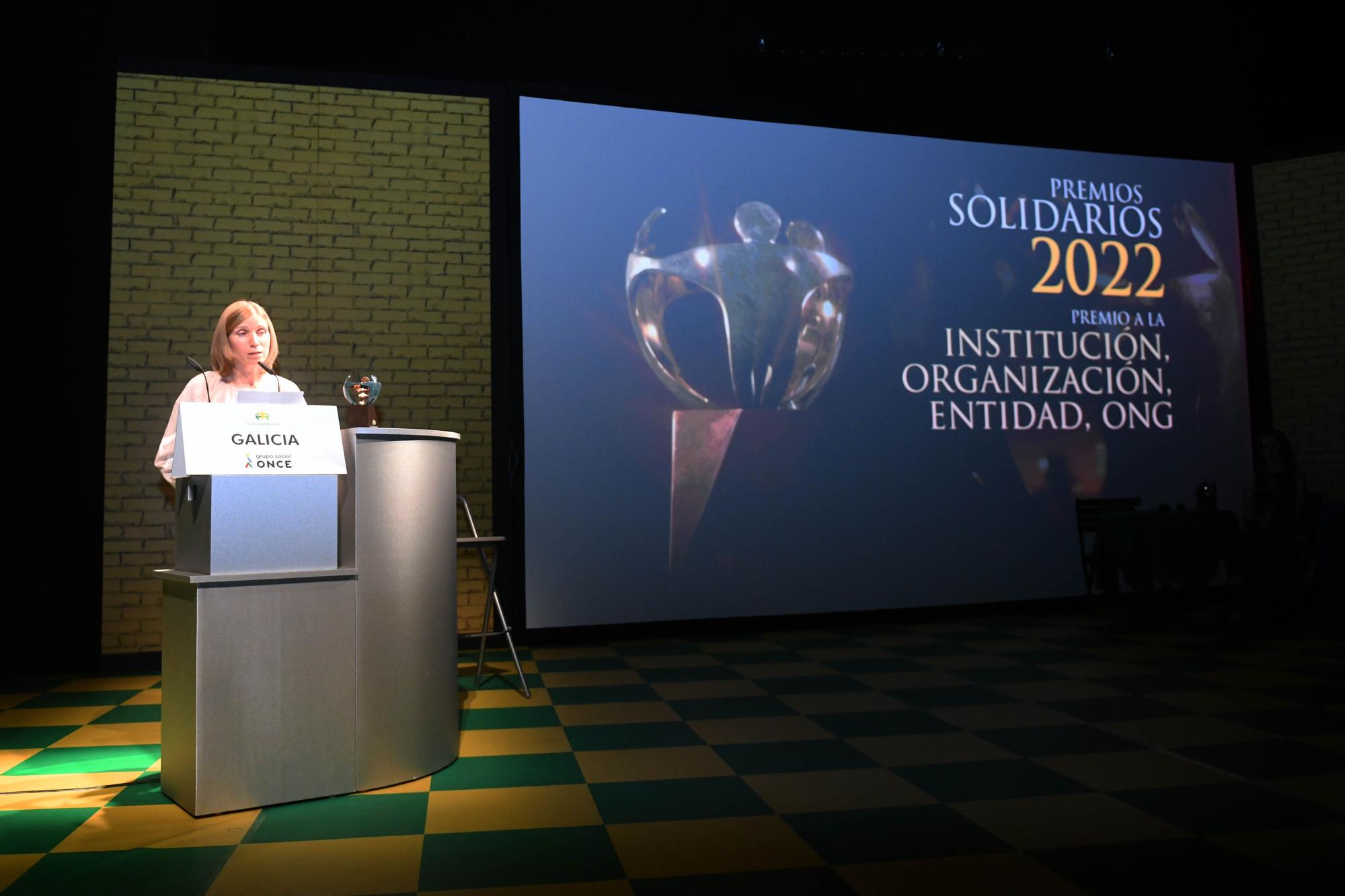 Entrega de los Premios Solidarios ONCE en el Ágora de A Coruña