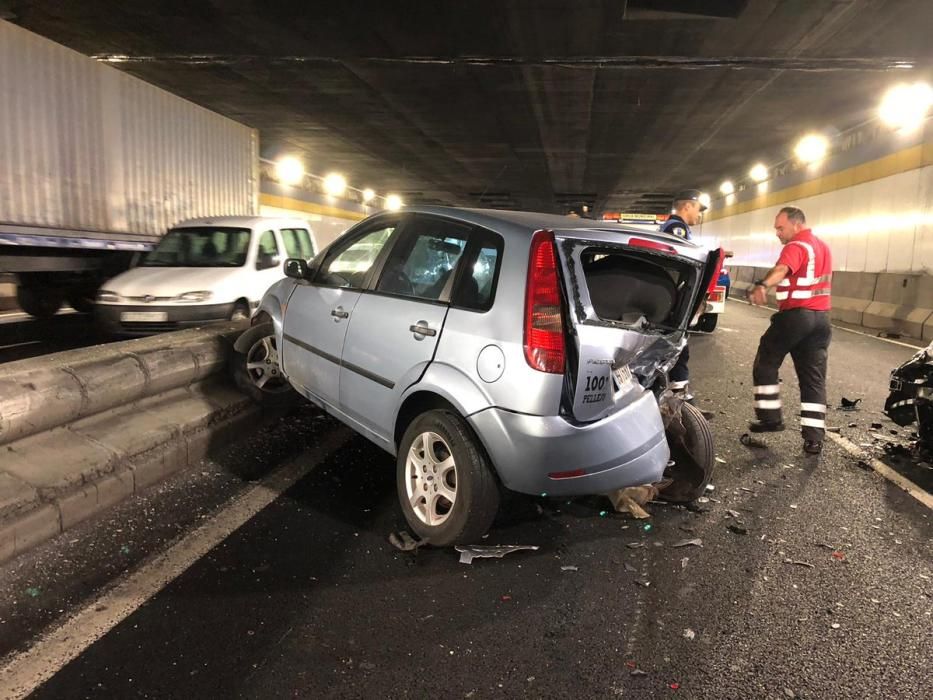 Aparatoso accidente en la Avenida Marítima (06/11/18)