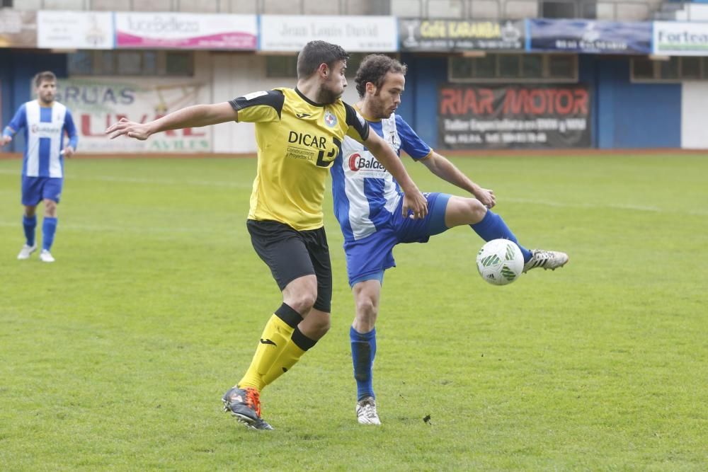 El partido entre el Avilés y el Llanera, en imágenes