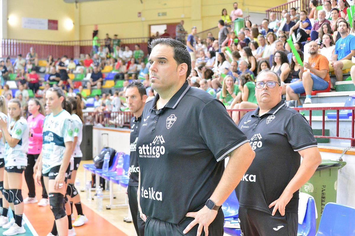 Joaquín Rocamora, durante un partido del Atticgo Elche.