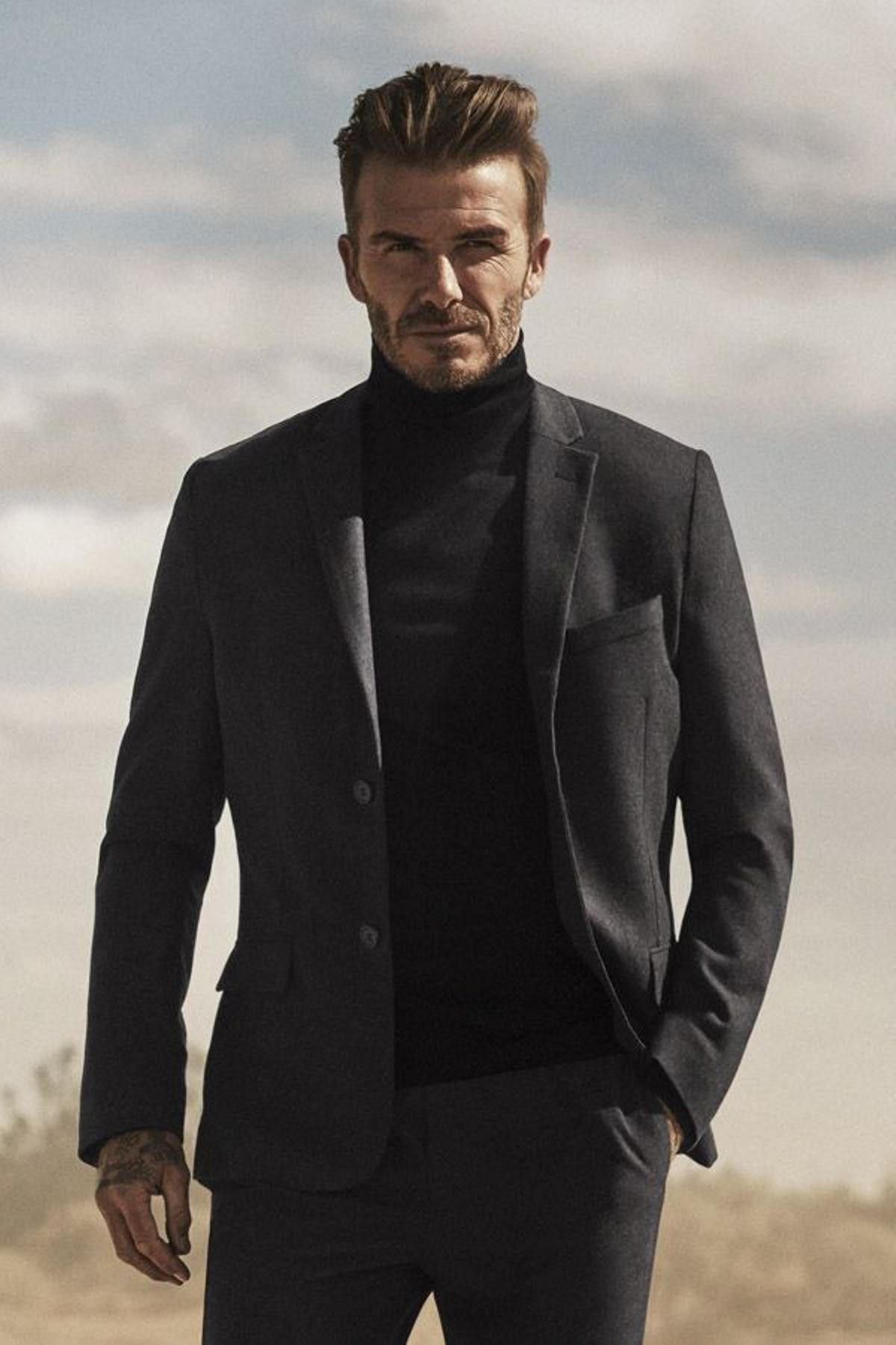David Beckham con un dos piezas de H&amp;M