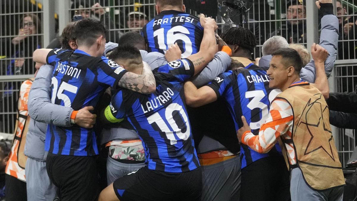Resumen, goles y highlights del Inter de Milán 1 - 0 Atlético de Madrid de la ida de los octavos de final de la Champions