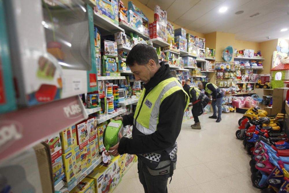 Inspeccions a botigues de joguines de Girona