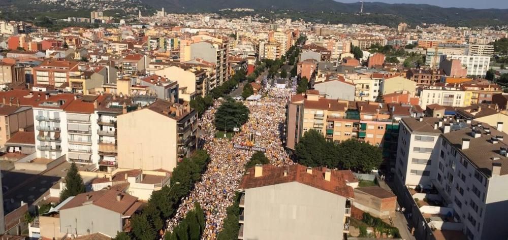 Actes de la Diada a Salt