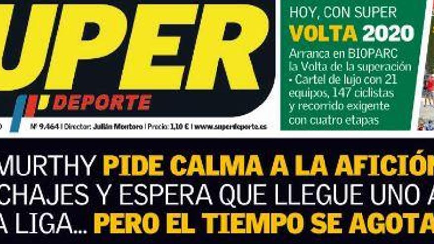 Esta es la portada de SUPER de este jueves