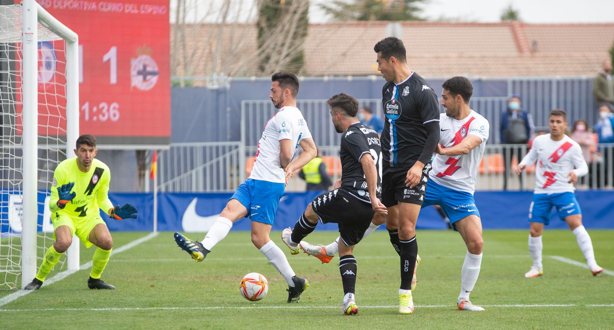 El Deportivo le gana 1-2 al Rayo Majadahonda