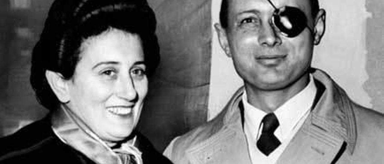 Ruth y Moshe Dayan, cuando estaban casados.