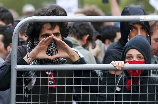 Fotogalería: "Asedio" al Congreso