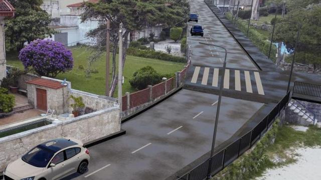 Recreación de como quedará el vial de acceso.