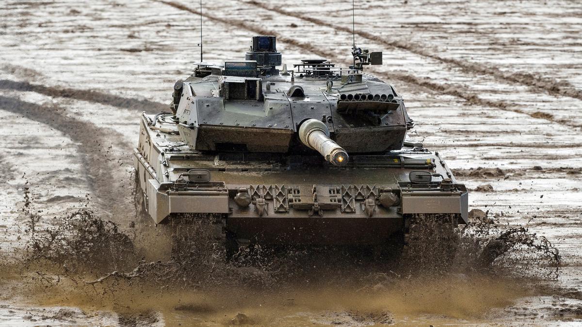 Tanque Leopard 2A6 al servicio de las Fuerzas Armadas de Alemania.