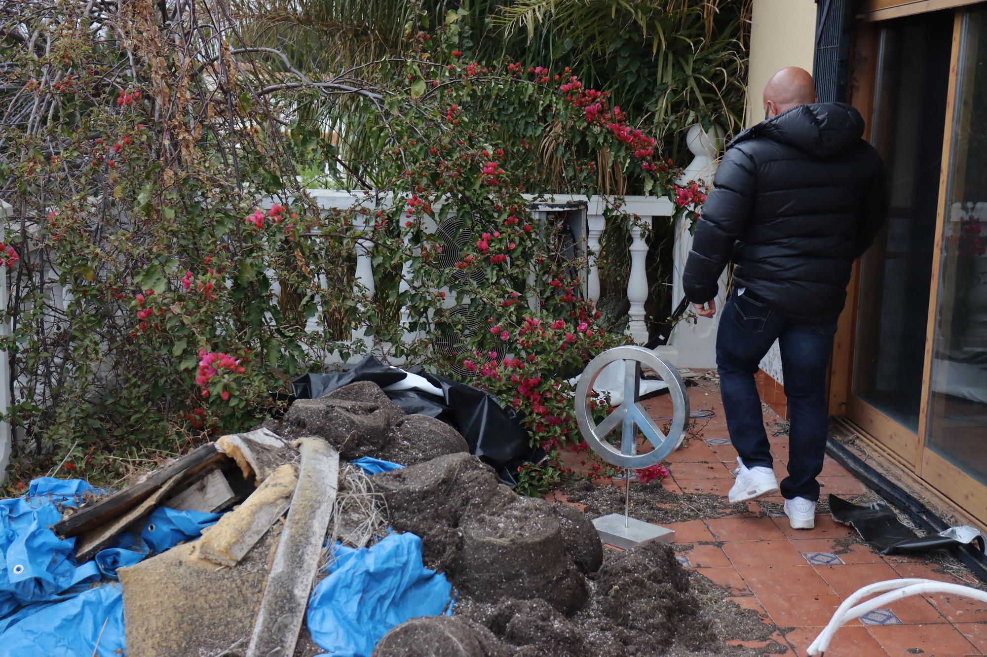 Así ha quedado el chalet convertido en 'palacio de la droga'