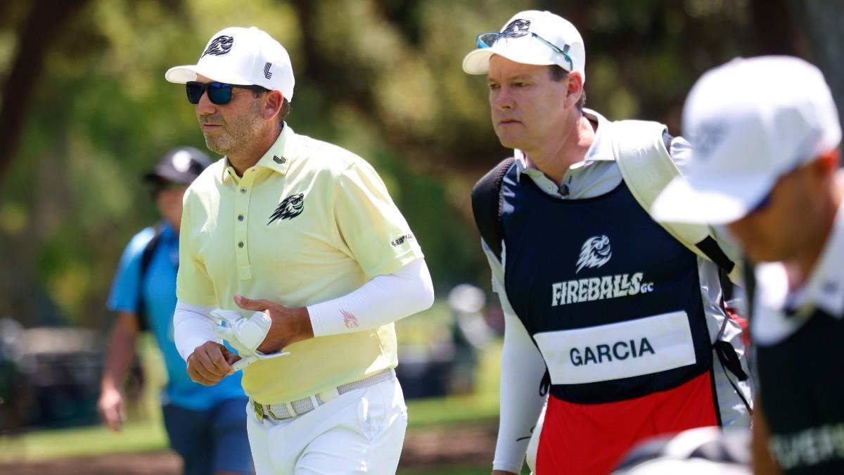 Sergio García, en la primera jornada del LIV en Valderrama