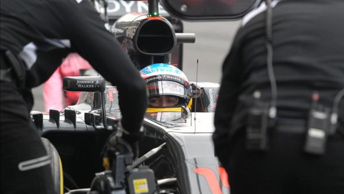 Alonso no acabó demasiado satisfecho de la carrera en México
