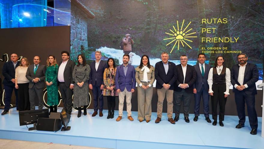 Presentación de la Mancomunidade ayer en Fitur.