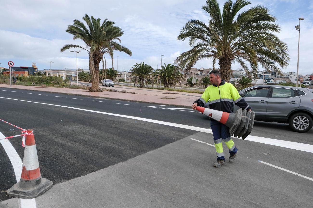 Reapertura de la carretera de Melenara