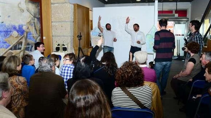 La proyección del video en el Museo Massó contó con la asistencia de numeroso público.  // G.N.