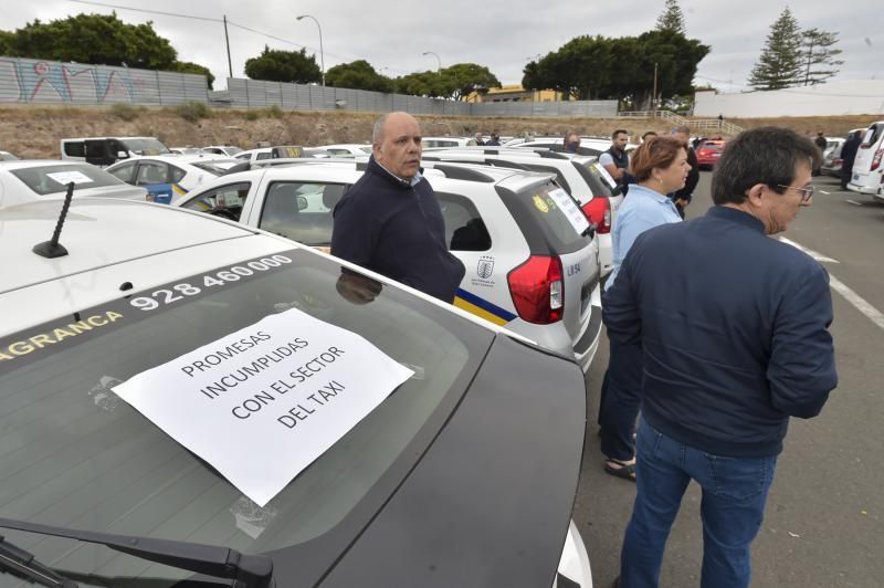 22-04-2019 LAS PALMAS DE GRAN CANARIA. Protesta de taxistas de Las Palmas  | 22/05/2019 | Fotógrafo: Andrés Cruz