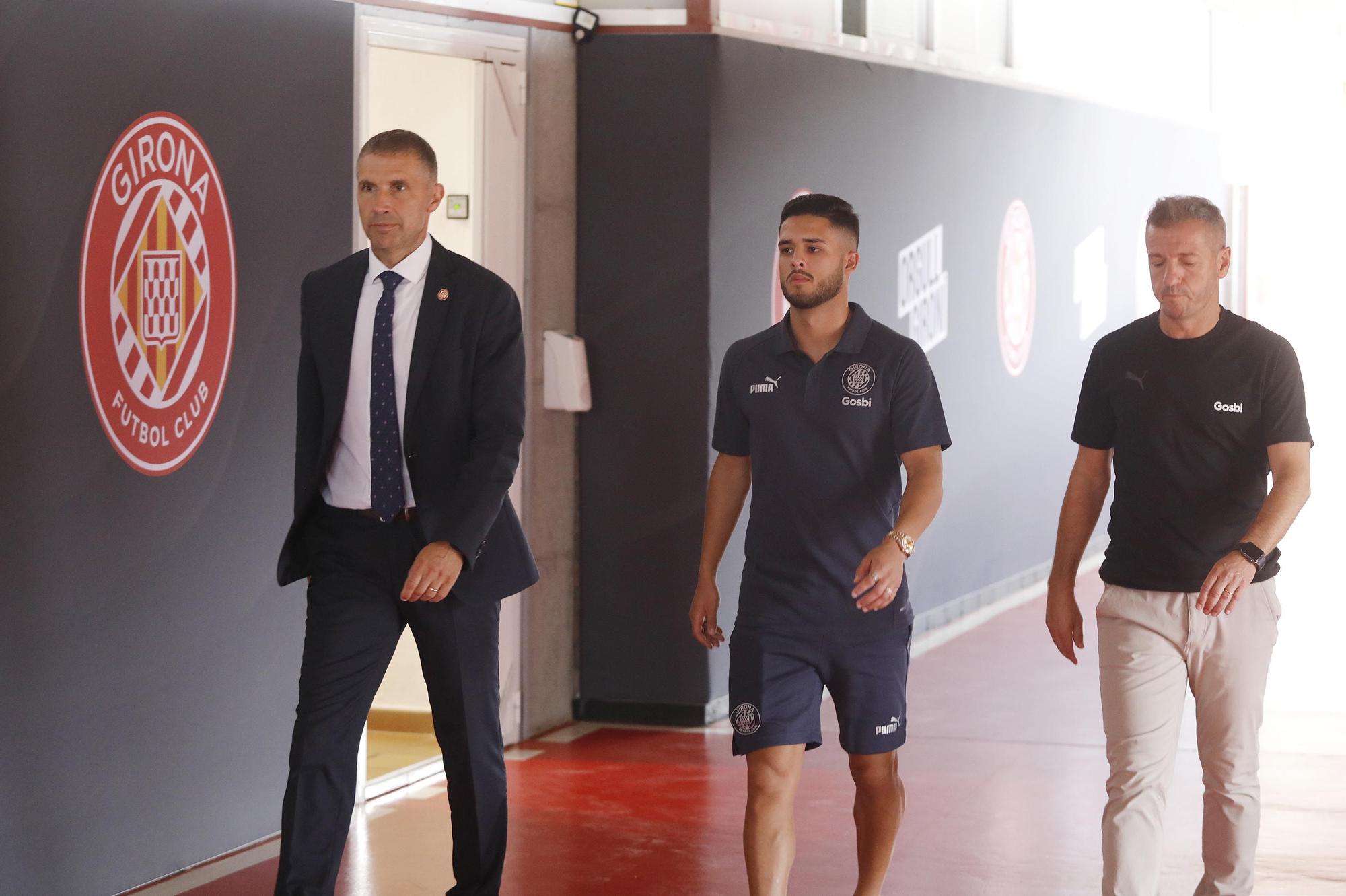 Yan Couto i David López, presentats al Girona