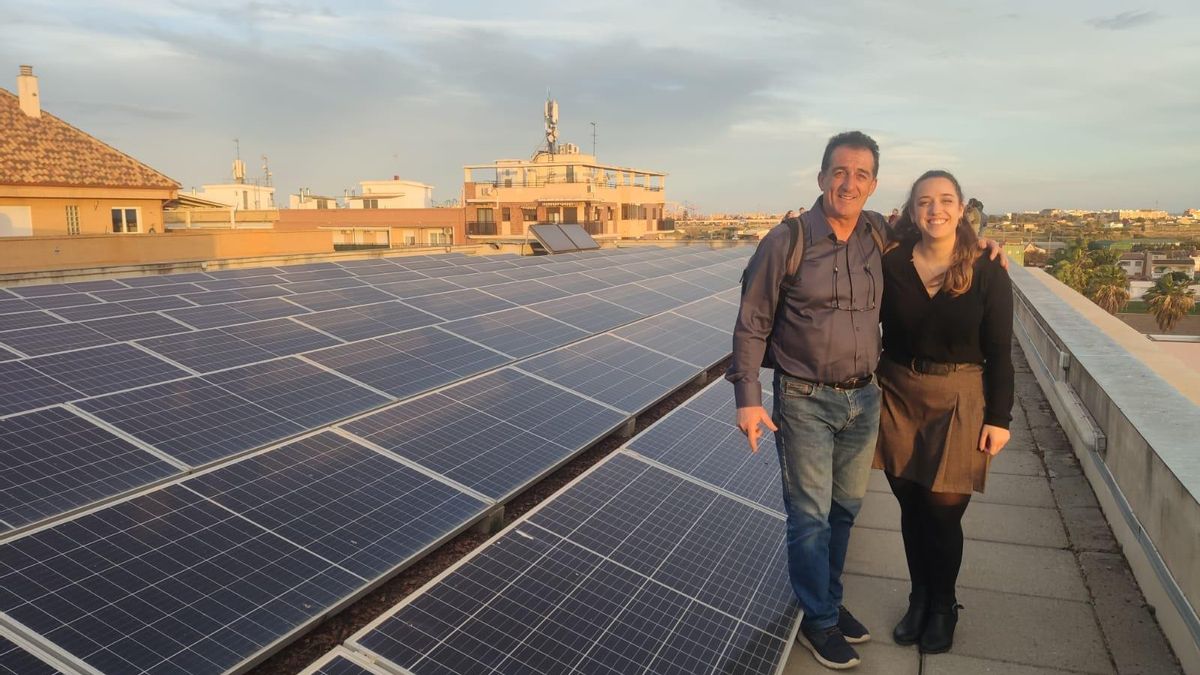 Vicent Ripoll en la inauguració de la comunitat energètica de Castellar Oliveral.