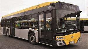 Uno de los autobuses urbanos de Castelldefels.