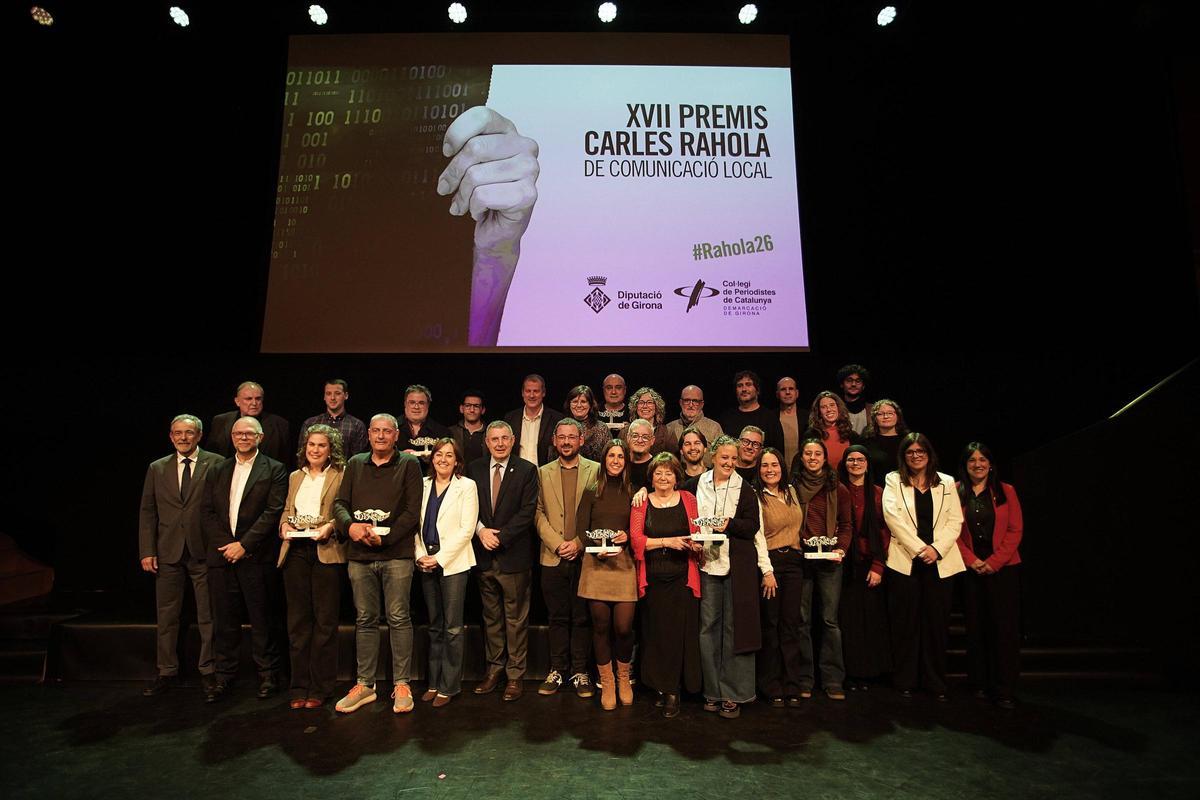 Les fotos dels XVII premis Carles Rahola de Comunicació Local