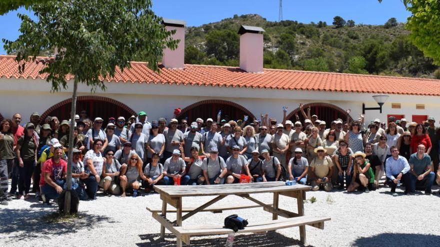 Foto de familia de los participantes en el Encuentro Medioambiental