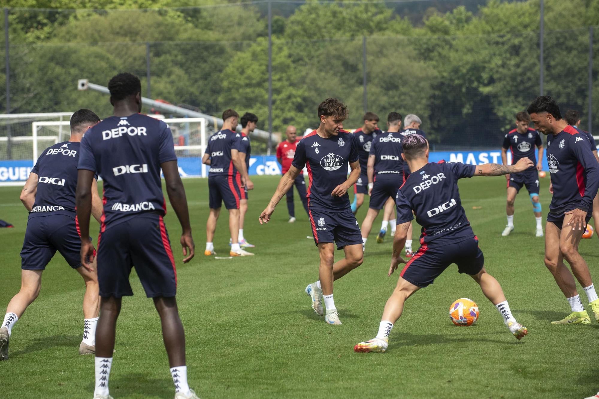 El Dépor empieza a preparar sin Eddahchouri su visita a Zaragoza