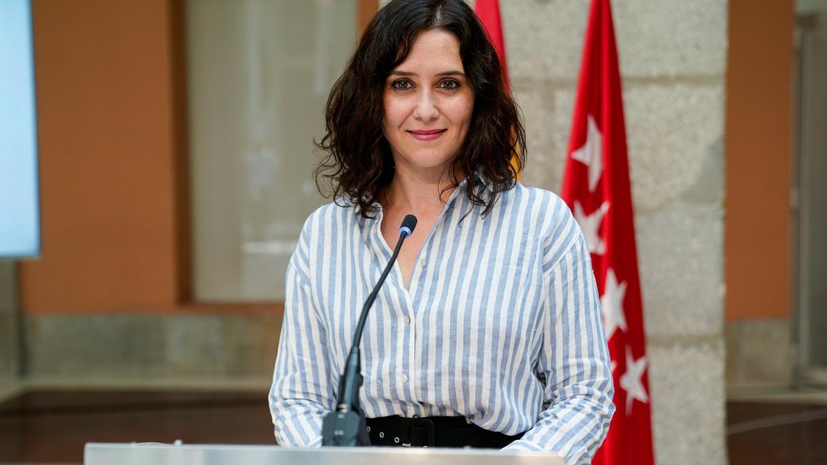 Isabel Díaz Ayuso, presidenta en funciones de la Comunidad de Madrid