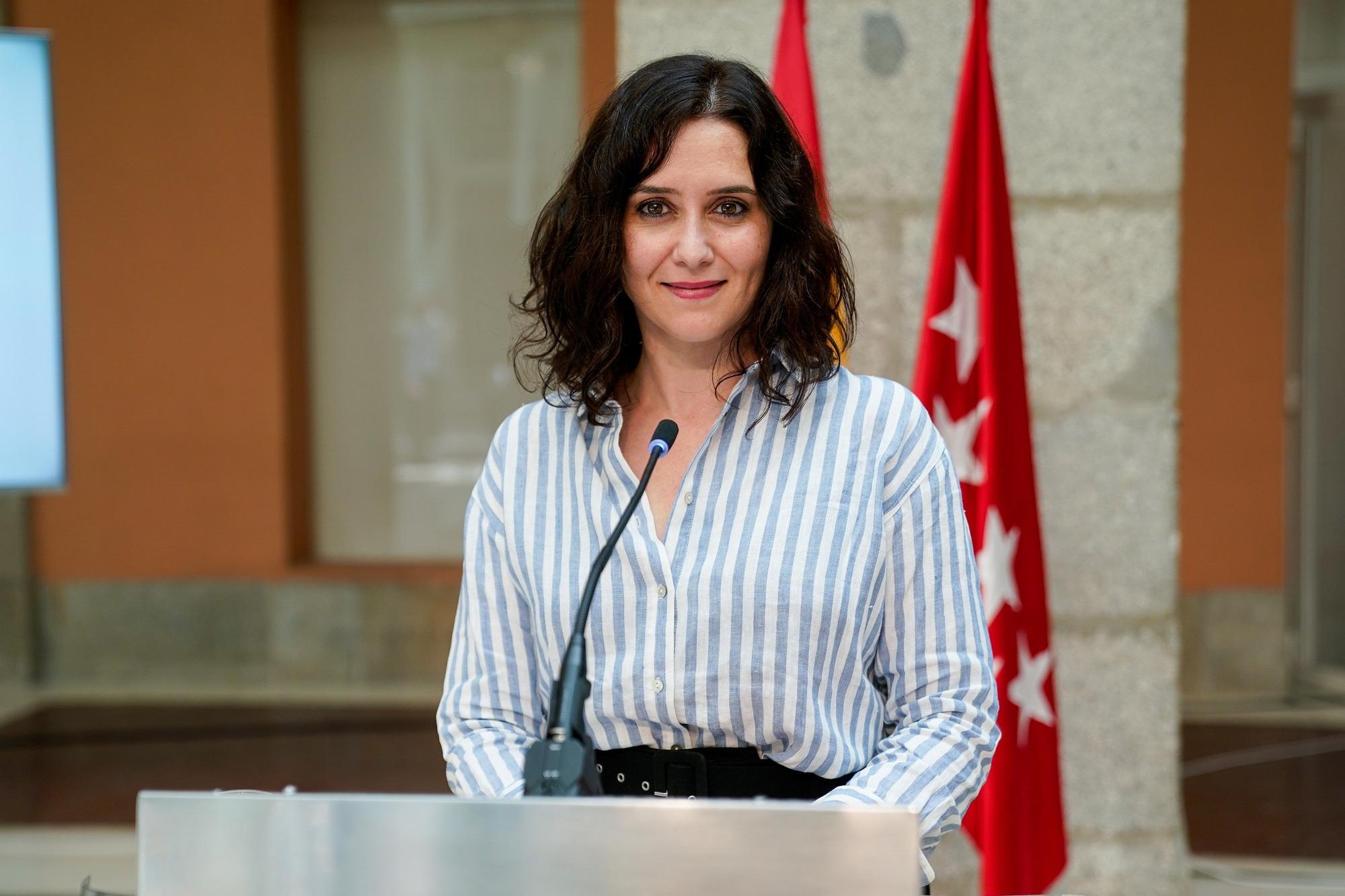 Isabel Díaz Ayuso, presidenta en funciones de la Comunidad de Madrid