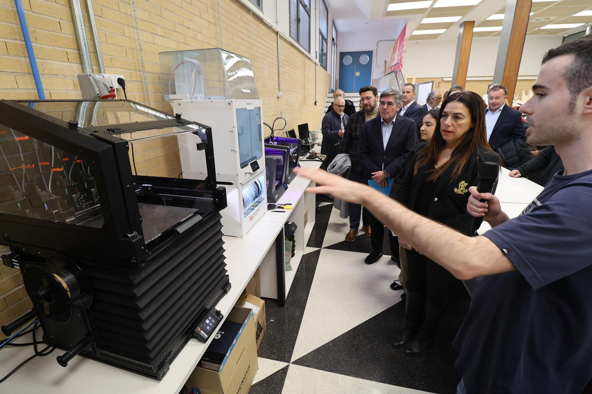 Inauguración del Laboratorio Digital en la UPV de Alcoy