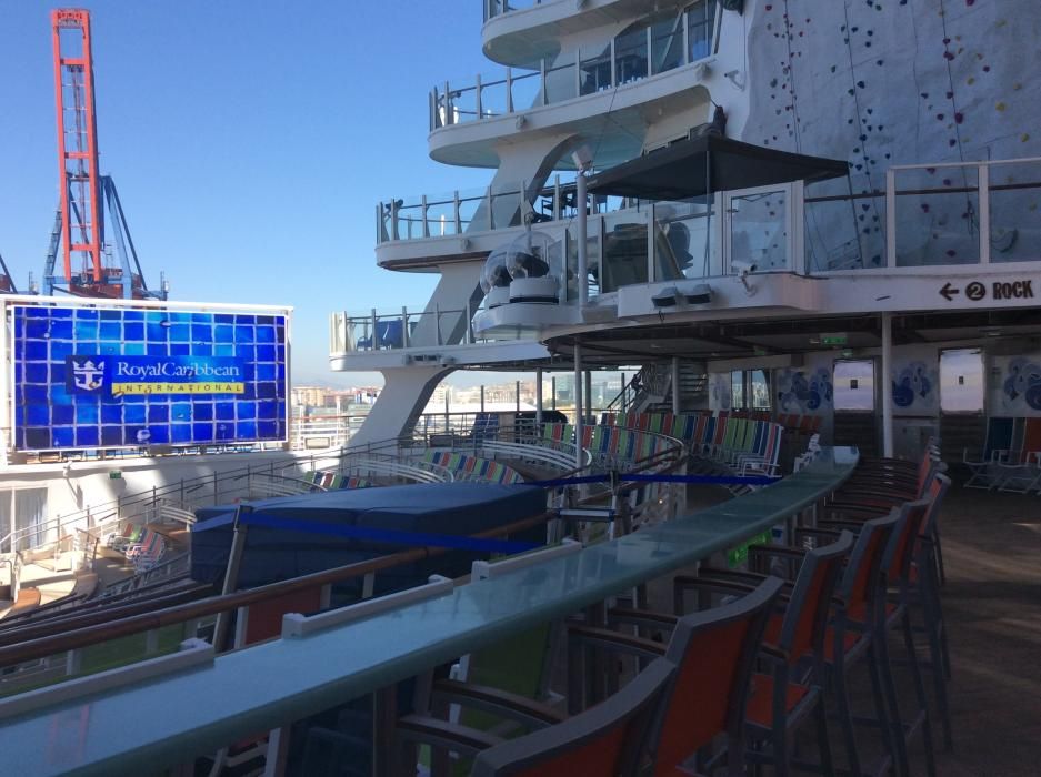 Passegem per l'interior del Harmony of the Seas, el creuer més gran del món, que aquest estiu tindrà base a Barcelona