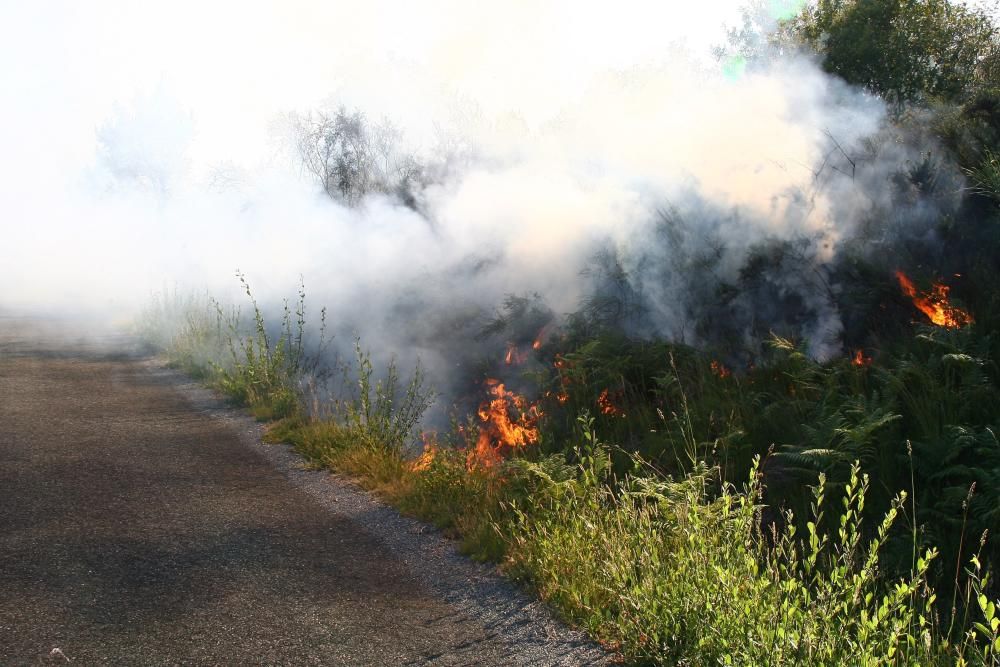 Incendio en Liripio