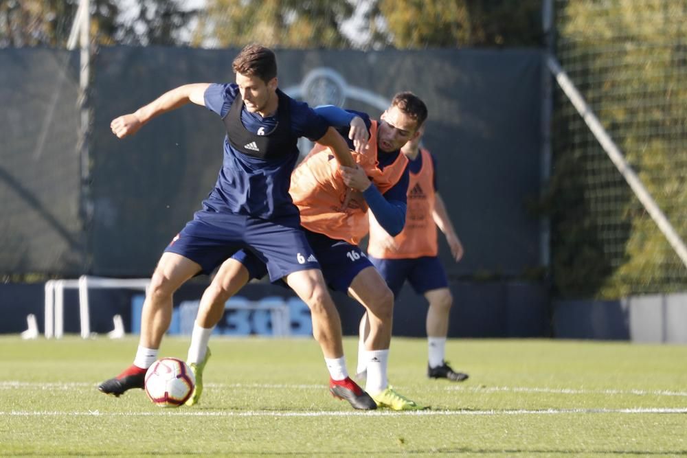 El Celta prepara el partido ante el Villarreal