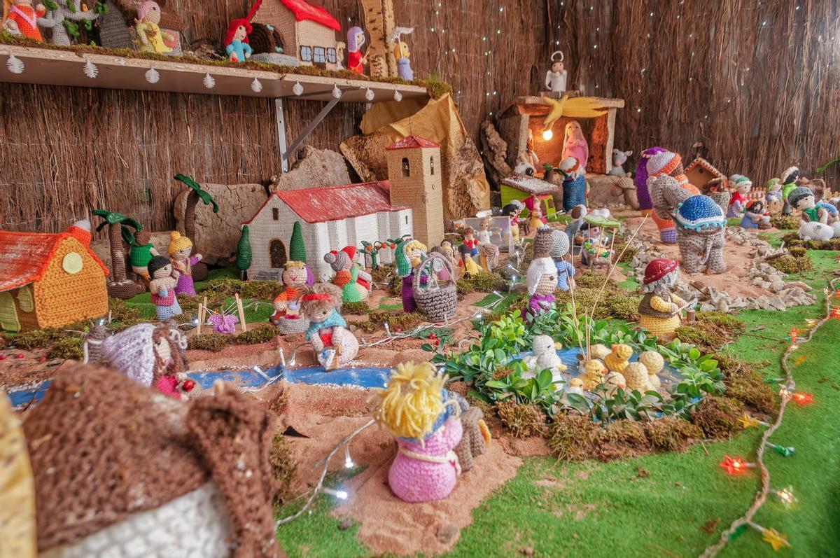 Detalles del Belén de Casas de Miravete.