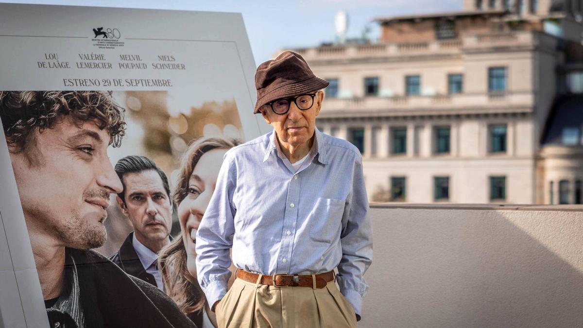 Woody Allen, durante su última visita a Barcelona