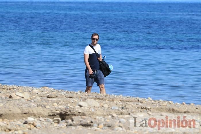 Primer día de paseos al aire libre en Mazarrón