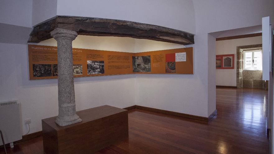 Una de las salas del Museo de los Molinos de Golmar.