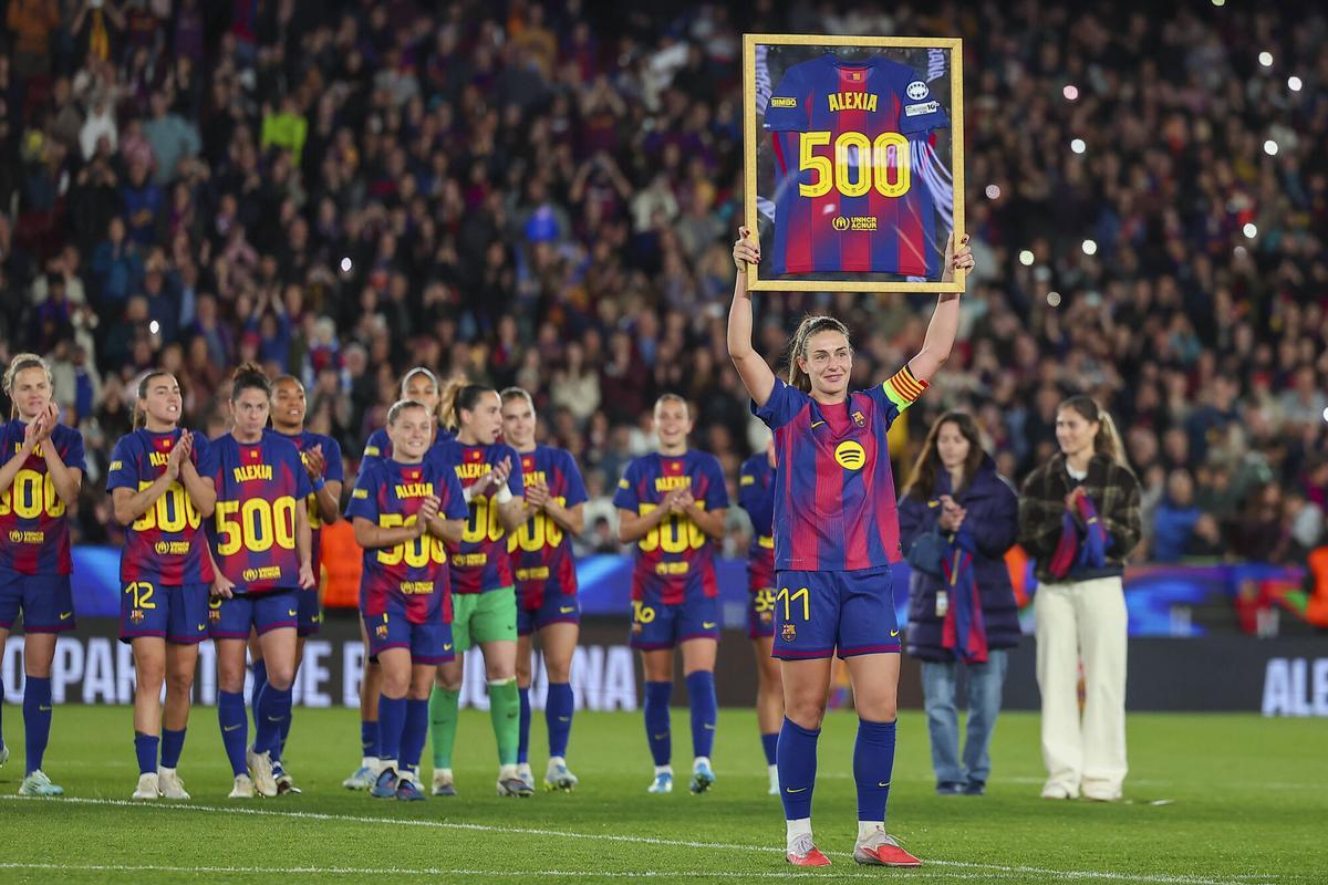 Alexia Putellas cumple 500 partidos con el Barça