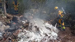 Declarados dos incendios en Algaida y sa Pobla